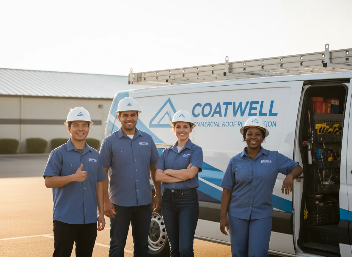 Commercial roof coating company in Krebs, OK